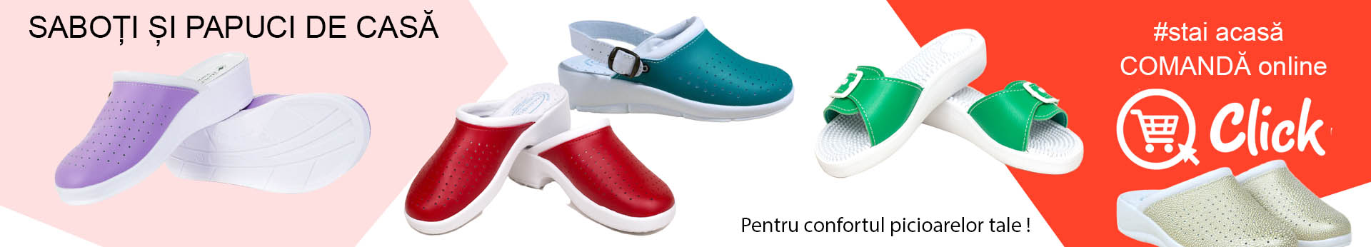 papuci si saboti de casa