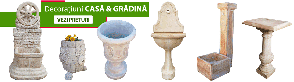 Fantana rustica Ghiveci flori Masa Jardiniera Gradina Big Mag