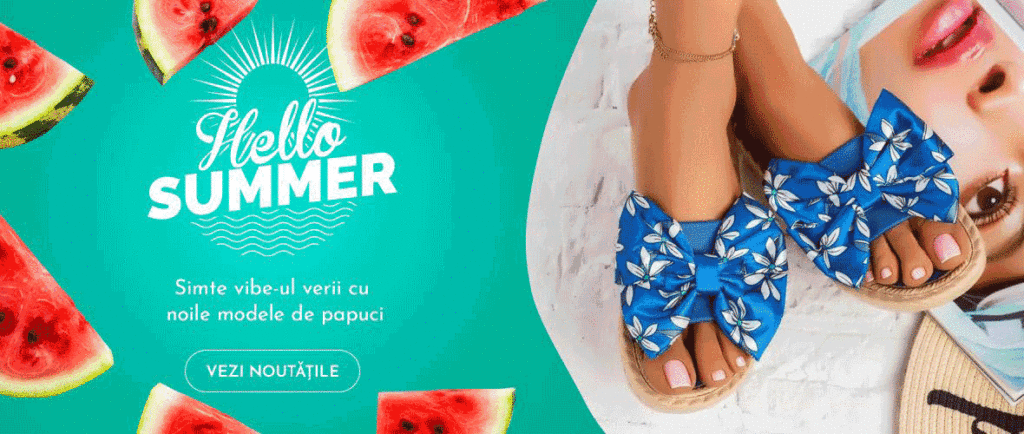 slapi sau papuci de vara eleganti