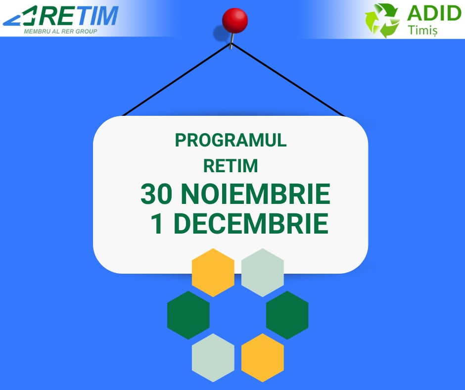 Program normal de colectare a deșeurilor în data de  30 noiembrie – 01 decembrie